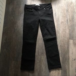 Paige | Black Skyline Straight Leg Jeans